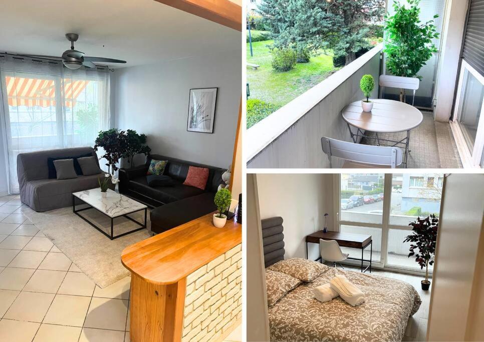 Appartement Entier Climatise - Parking Prive Saint-Martin-dʼHères エクステリア 写真